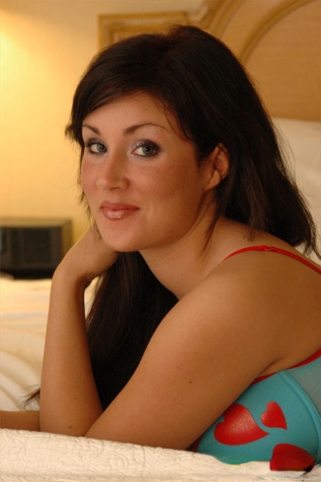 Beautiful Sweet Krissy doffs sexy lingerie to expose her hot ass & fondle tits 69746536