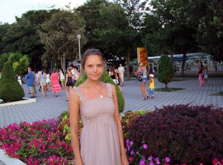 Petite amateur Katya models non nude during a homemade vacation tape 66895321