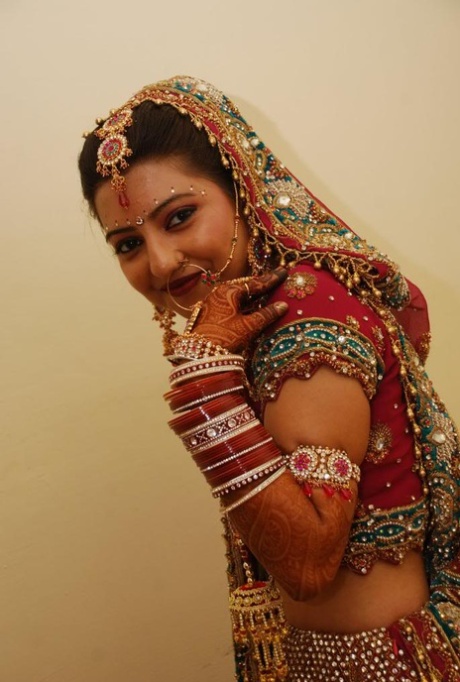 Indian girl models for nude nude shoot during her honeymoon 81740459