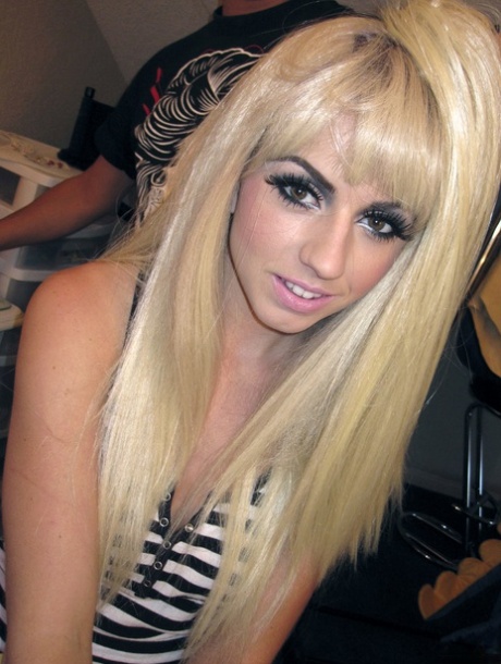Cute teen Lexi Belle get dolled up by a professional makeup artist 65490220