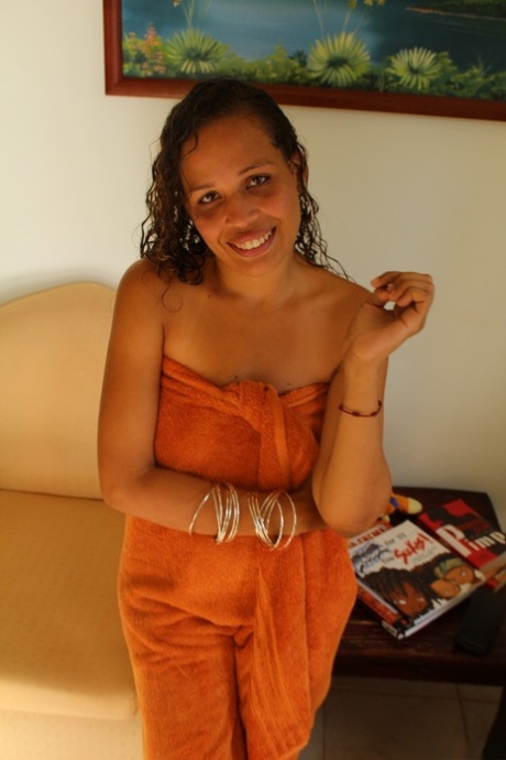 Latina amateur Tasha gets totally naked before blowing a black penis 32164800