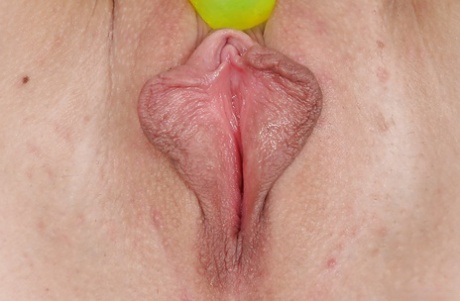 Flaming Amber Fox appears cracking her shaved cunt with a big toy 89644329